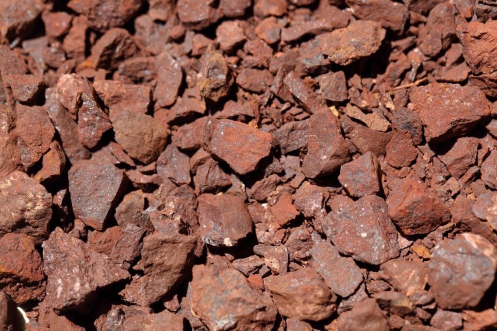 Crushed iron ore. Image: Graphic Resources/stock.adobe.com