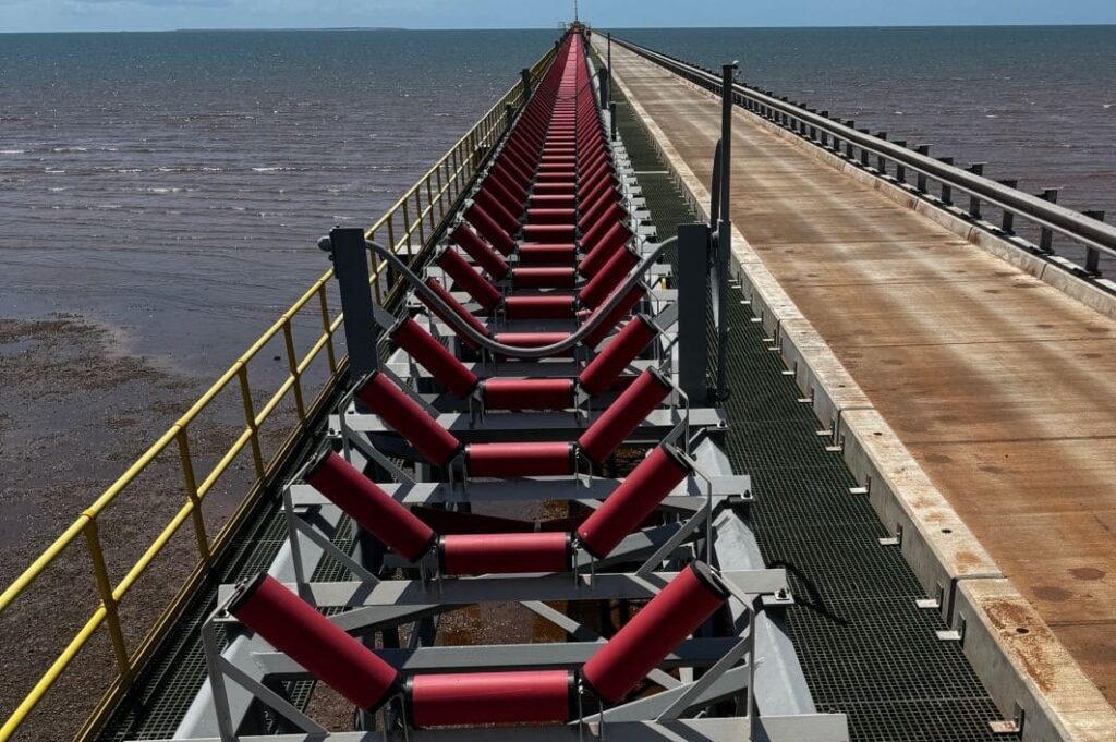 The GRHDPE rollers were successfully trialled in WA’s punishing Pilbara region, on a major mining project.