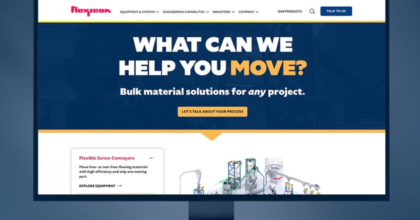 Flexicon Corporation, a supplier of bulk solids handling equipment and systems, has launched its redesigned global website.