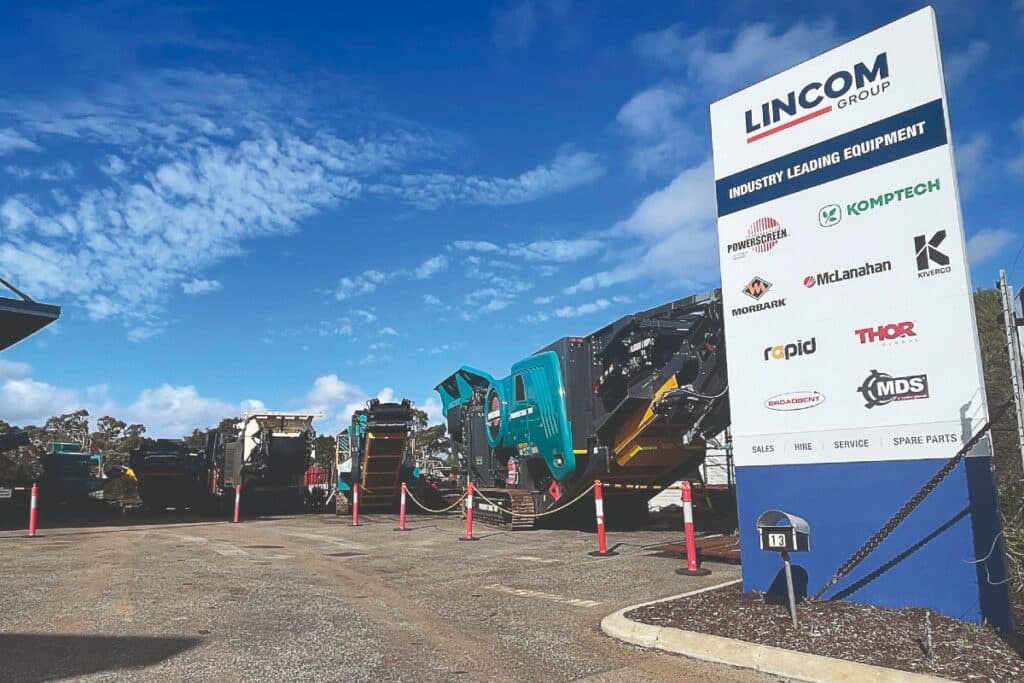 Lincom has invested heavily in making sure machinery is just a handshake away at its Perth branch.